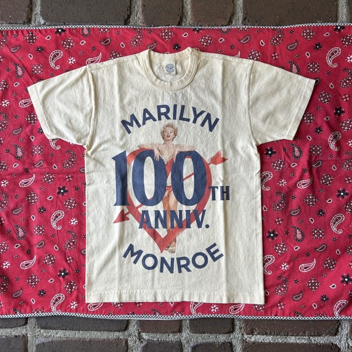 トイズマッコイ TOYS McCOY MARILYN MONROE TEE -ARROW SHOT HEART-