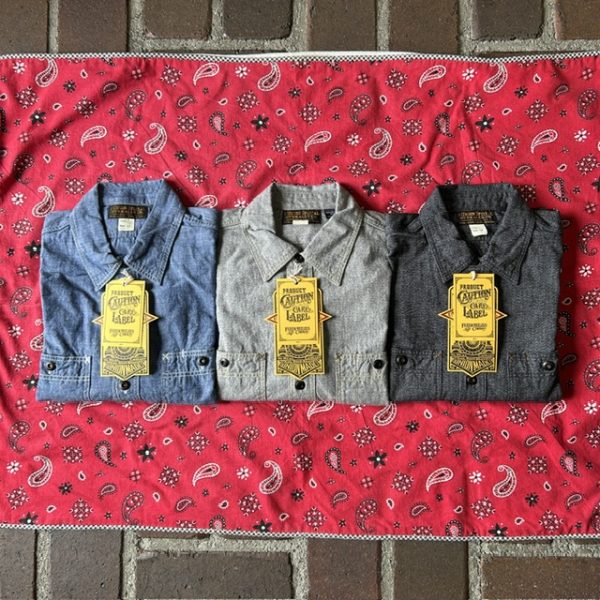 フリーホイーラーズ (FREEWHEELERS) -NEAL- SHIRT 1926 STYLE WORK CLOTHING INDIGO CHAMBRAY ニールシャツ 長袖ワークシャツ シャンブレーシャツ 2613101